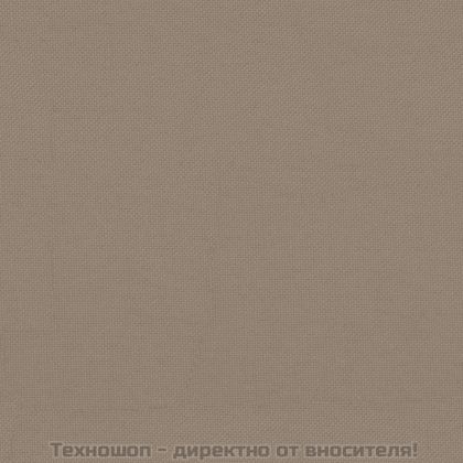 Градинска табуретка с възглавница, меденокафява, бор масив