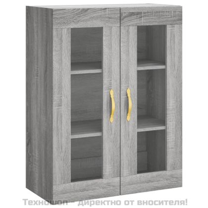 Стенен шкаф сив сонома 69,5x34x90 см