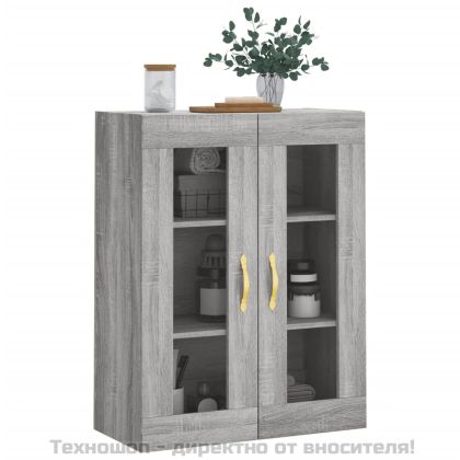 Стенен шкаф сив сонома 69,5x34x90 см