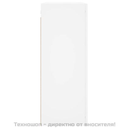 Стенен шкаф бял 69,5x34x90 см