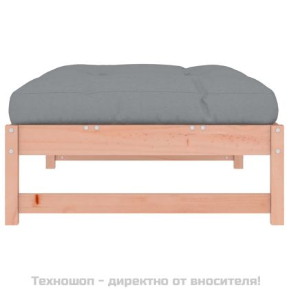 Градинска табуретка, 120x80 см, дугласка дървесина масив