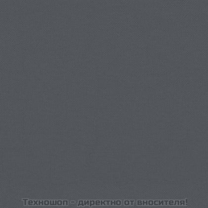 Градинска табуретка с възглавница, бяла, борова дървесина масив