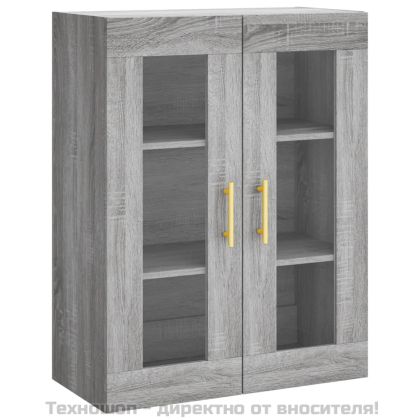 Стенен шкаф сив сонома 69,5x34x90 см