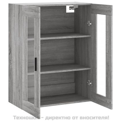 Стенен шкаф сив сонома 69,5x34x90 см