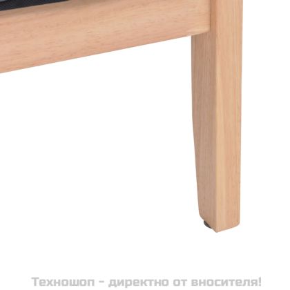 Кресло, тъмносиво, текстил