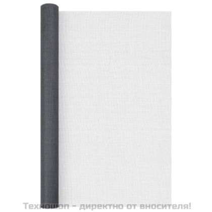 Мрежа против насекоми, фибростъкло, 80x500 см, сива