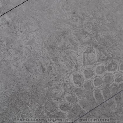 PVC подови дъски 5,02 м² 2 мм самозалепващи бетонно сиво