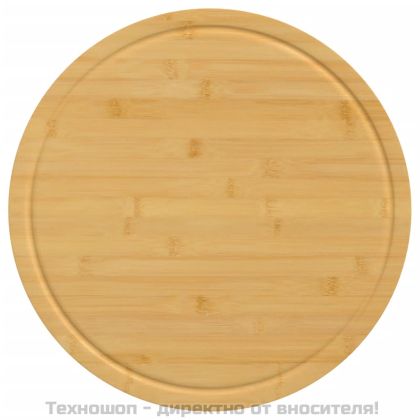 Дъски за рязане 6 бр Ø30x1,5 см бамбук