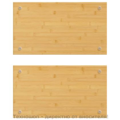 Капаци за готварски печки 2 бр 50x28x1,5 см бамбук
