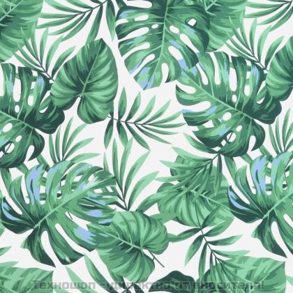 Възглавници за стол с ниска облегалка, 4 бр, на листа, текстил