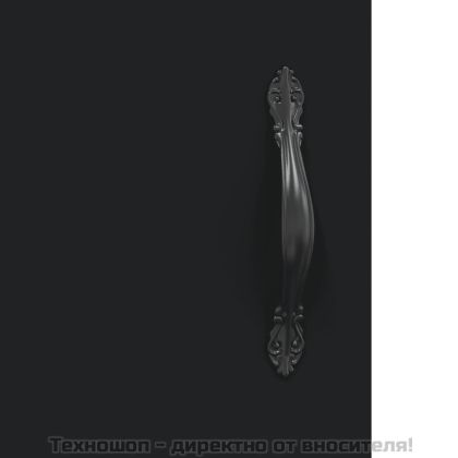 Сайдборд, черен, 69,5x34x90 см, инженерно дърво