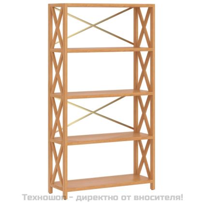 Етажерка на 5 нива, 80x30x146 см, дъб масив