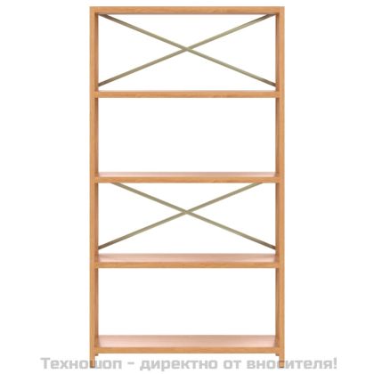 Етажерка на 5 нива, 80x30x146 см, дъб масив