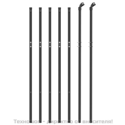 Ограда от телена мрежа антрацит 1x10 м поцинкована стомана