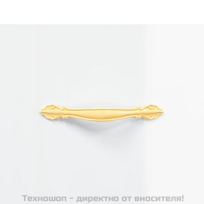 Сайдборд, бял гланц, 69,5x34x90 см, инженерно дърво