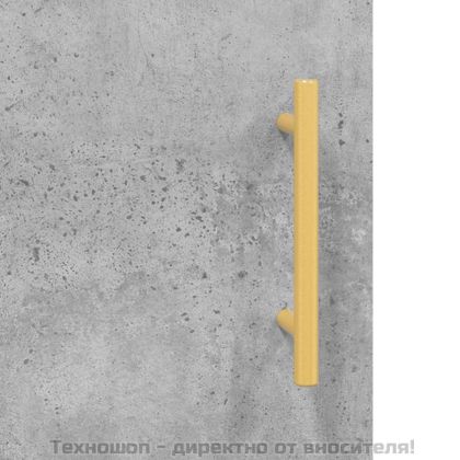 Сайдборд, бетонно сив, 90x34x80 см, инженерно дърво