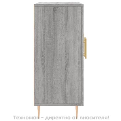 Сайдборд, Сив сонома, 90x34x80 см, инженерно дърво