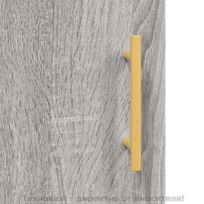 Сайдборд, Сив сонома, 90x34x80 см, инженерно дърво