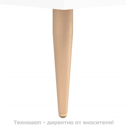 Сайдборд, бял гланц, 34,5x34x90 см, инженерно дърво