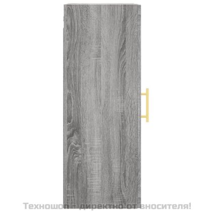 Стенен шкаф сив сонома 34,5x34x90 см