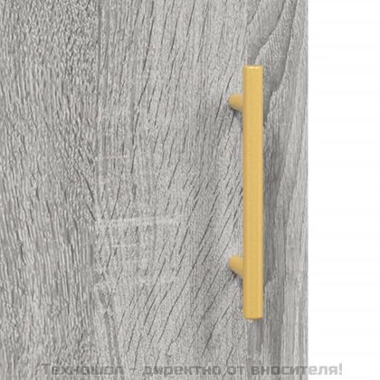 Стенен шкаф сив сонома 34,5x34x90 см