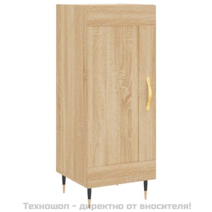 Сайдборд, дъб сонома, 34,5x34x90 см, инженерно дърво