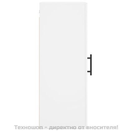 Стенен шкаф бял 34,5x34x90 см