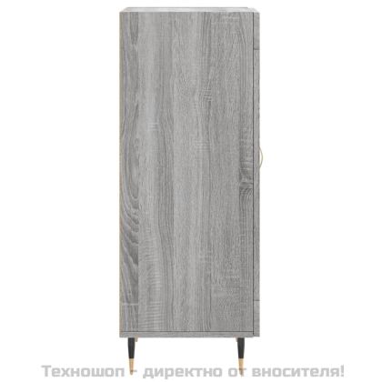 Сайдборд, сив сонома, 34,5x34x90 см, инженерно дърво