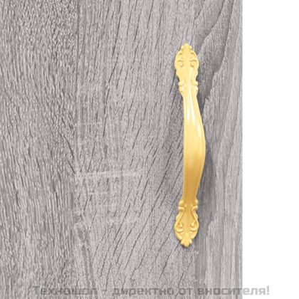 Сайдборд, сив сонома, 34,5x34x90 см, инженерно дърво