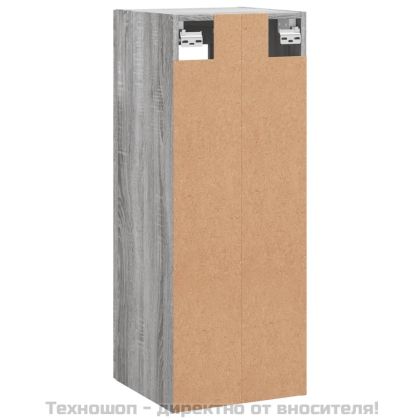 Стенен шкаф сив сонома 34,5x34x90 см