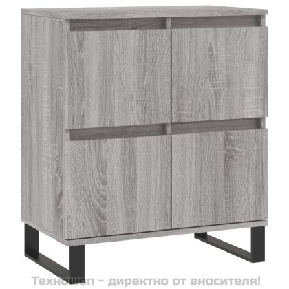 Сайдборд, сив сонома, 60x35x70 см, инженерно дърво