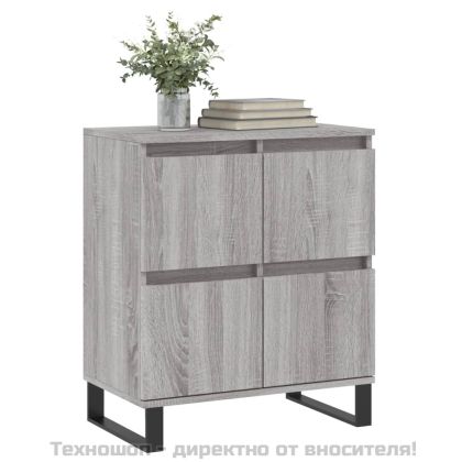 Сайдборд, сив сонома, 60x35x70 см, инженерно дърво