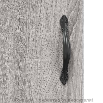 Сайдборд, сив сонома, 34,5x34x90 см, инженерно дърво