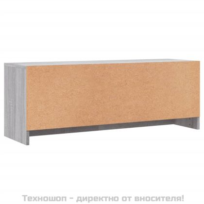 ТВ шкаф, сив сонома, 102x30x37,5 см, инженерно дърво