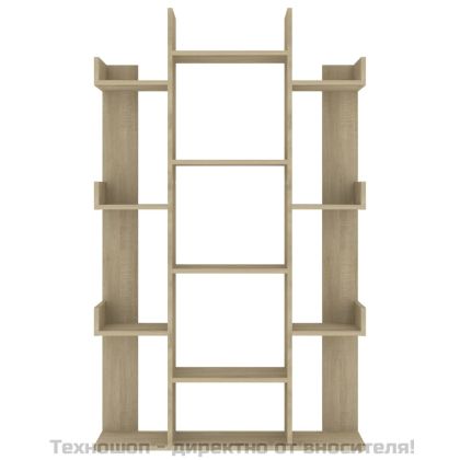 Шкаф библиотека, дъб сонома, 86x25,5x140 см, инженерно дърво