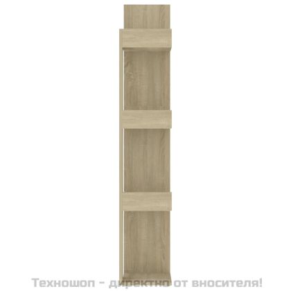 Шкаф библиотека, дъб сонома, 86x25,5x140 см, инженерно дърво