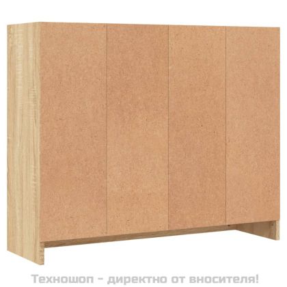 Сайдборд, дъб сонома, 91x28x75 см, инженерно дърво