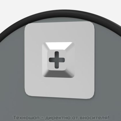 Стенно огледало черно Ø 50 см кръгло