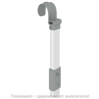 Сушилник за балкон, 89x25x(60-95) см, алуминий