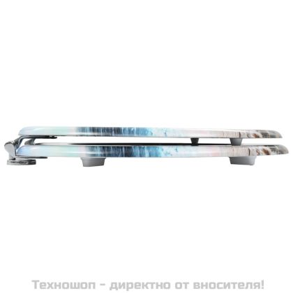 WC тоалетна седалка с капак МДФ морски дизайн
