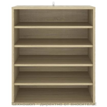 Шкаф за обувки, дъб сонома, 60x35x70 см, инженерно дърво