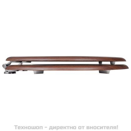 WC тоалетна седалка МДФ капак изчистен дизайн кафява