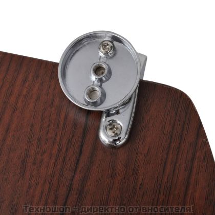 WC тоалетна седалка МДФ капак изчистен дизайн кафява