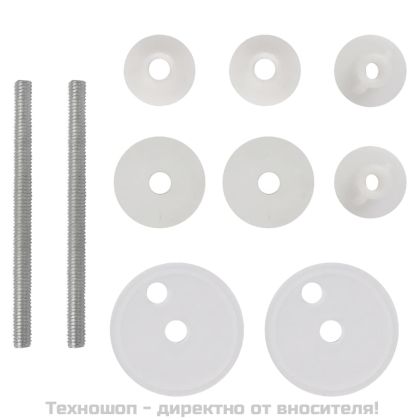 Тоалетни седалки с капаци, 2 бр, МДФ, старо дърво