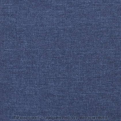 Рамка за легло с пружини, синя, 180x200 см, плат