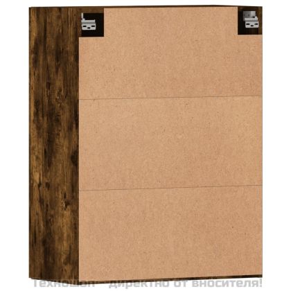 Стенни шкафове, 2 бр, опушен дъб, инженерно дърво