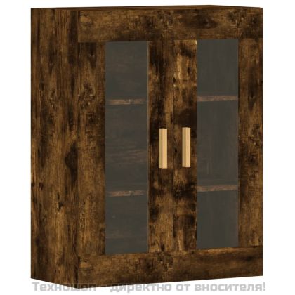 Стенни шкафове, 2 бр, опушен дъб, инженерно дърво