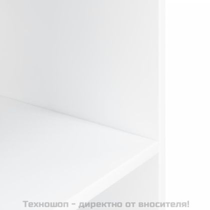 Поставка за аквариум, бяла, 80x35x60 см, инженерно дърво