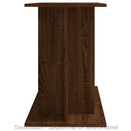 Поставка за аквариум, кафяв дъб, 100x40x60 см, инженерно дърво