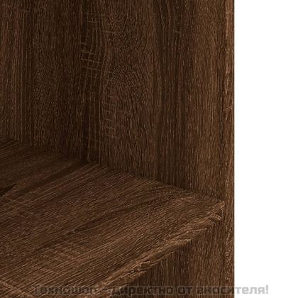 Поставка за аквариум, кафяв дъб, 100x40x60 см, инженерно дърво